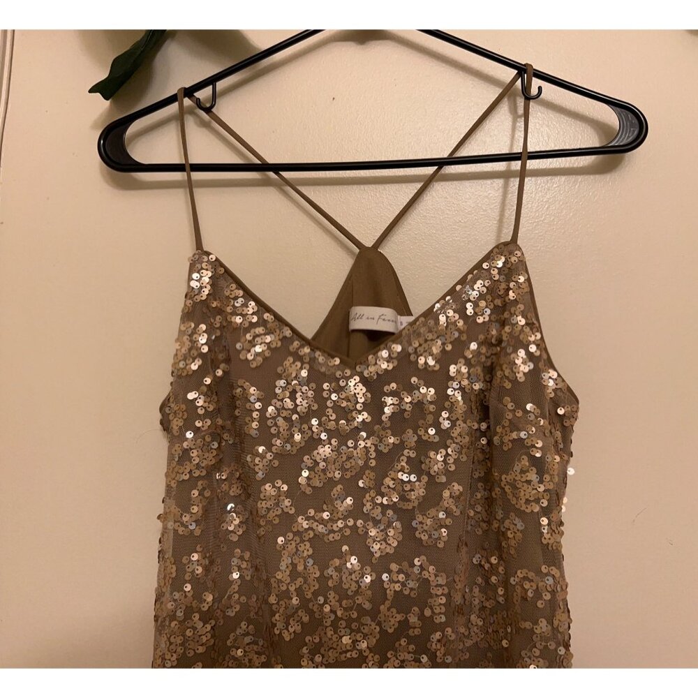 All In Favor Women’s Sequined Sparkly Strappy Party Mini Dress Size S - Picture 2 of 15